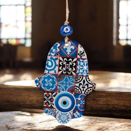 Obiect decorativ din sticlă Palma Maicii Domnului pentru protecție spirituală image 0