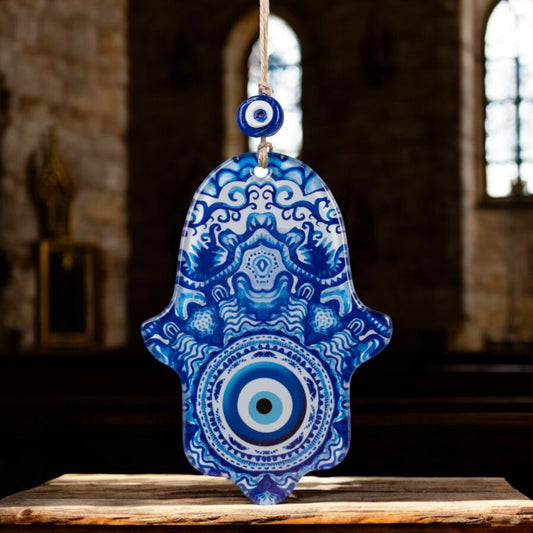 Decorațiune din sticlă – Palma Maicii Domnului image 0