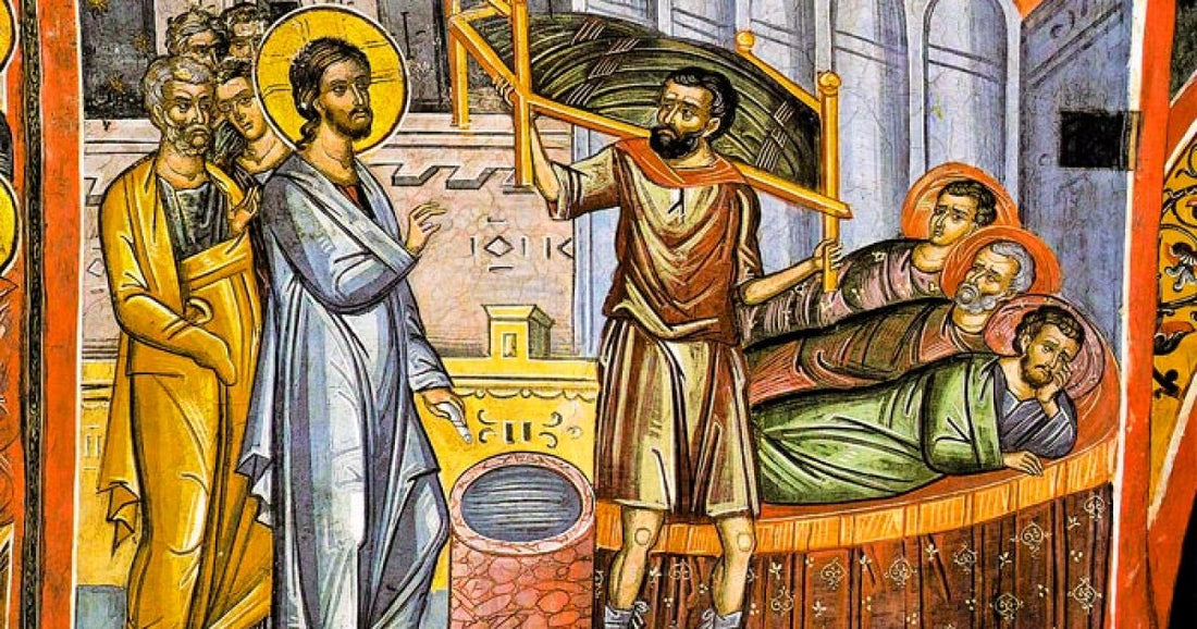 Iisus vindecă în Gennesaret|Iisus vindecă în Gennesaret