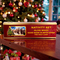 Set 4 decorațiuni brad „Nașterea Domnului – Bethlehem” image 1