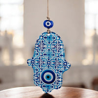 Decorațiune religioasă din sticlă cu Palma Maicii Domnului image 1