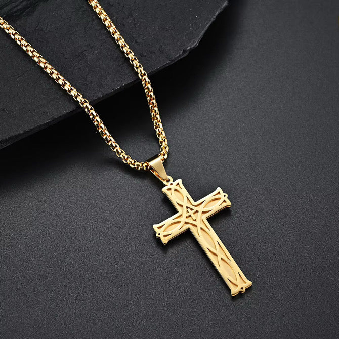 Colier cu Cruciuliță Lumina Eternă image 1