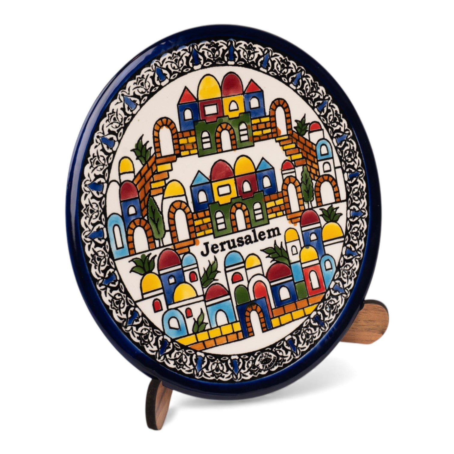 Farfurie ceramică din Ierusalim - Model 2 image 1