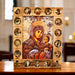 Icoană „Maica Domnului din Bethlehem”, cu Cele 14 Stații ale Crucii image 0