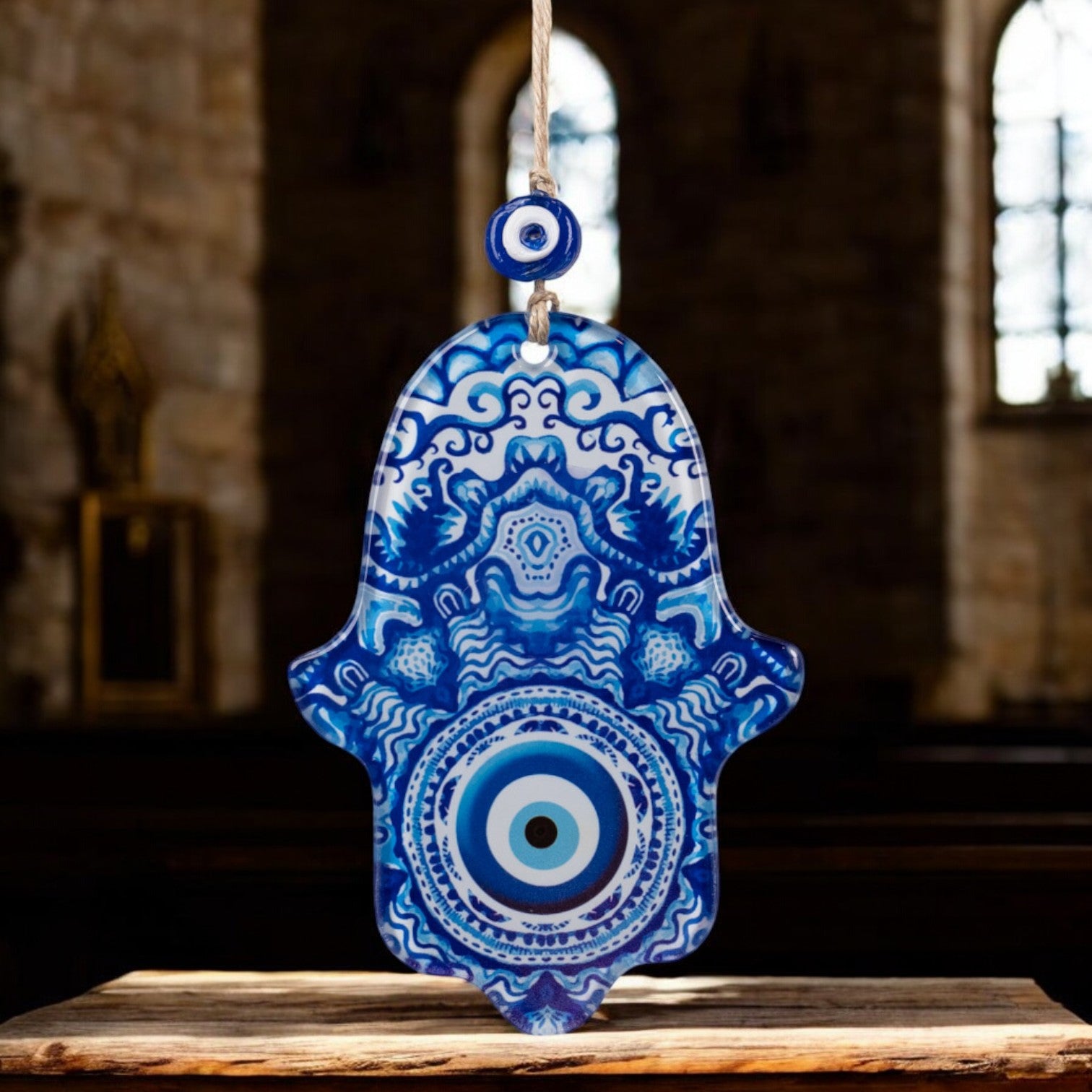 Decorațiune din sticlă – Palma Maicii Domnului image 0