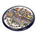 Magnet ceramic „Jerusalem” – orașul sfânt în culori image 0