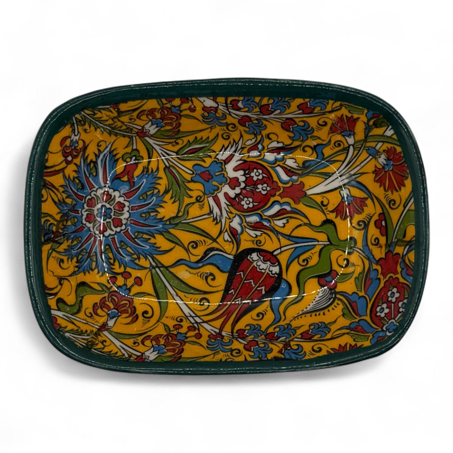 Bol Ceramic Pictat Manual – Modele Tradiționale Colorate - Model 5 image