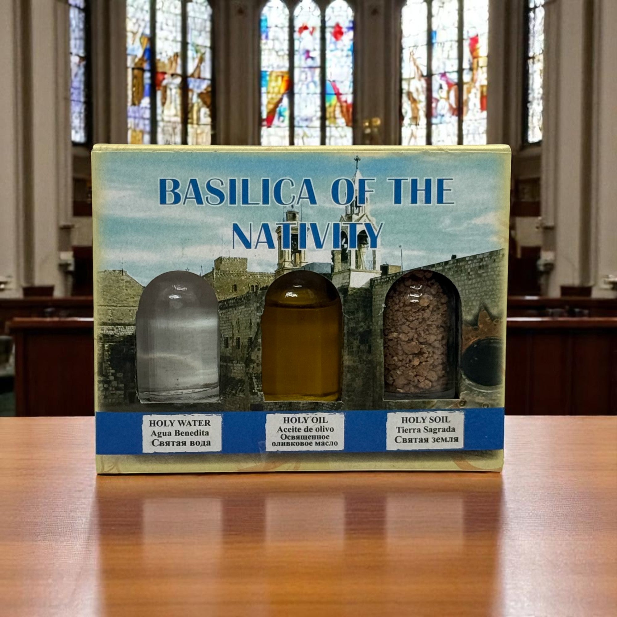 Set 3 elemente Sfinte din Biserica Nasterii Domnului din Bethlehem image 0
