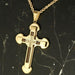 Colier cu Cruce Eterna Auriu image 0