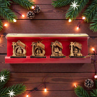 Set 4 decorațiuni brad „Nașterea Domnului – Bethlehem” image 2