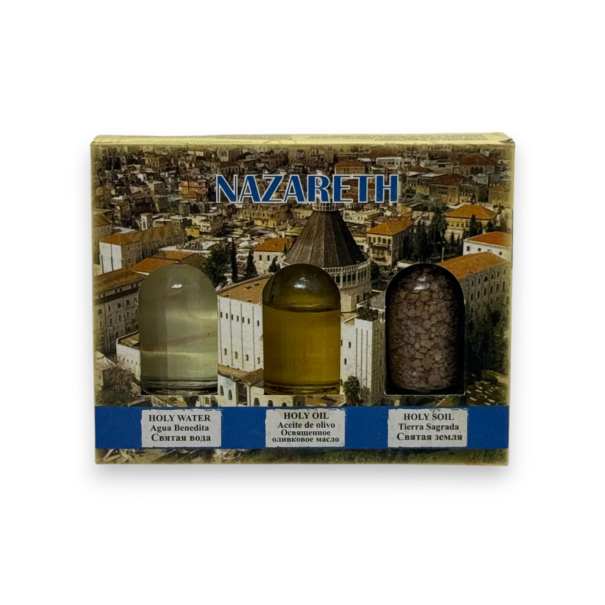 Set 3 elemente Sfinte din Biserica Bunei Vestiri Nazareth image 1