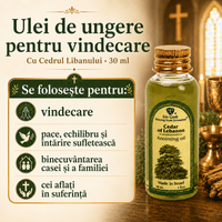 Ulei de Ungere pentru Vindecare Pat Mishiah – Cedrul Libanului, 30 ml