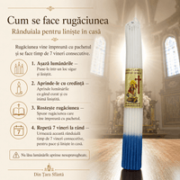 Cele 33 de Lumânări ale lui Iisus Hristos din Ierusalim - Pentru liniște și pace
