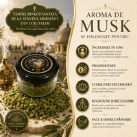 Tămâie binecuvântată de la Sfântul Mormânt – Aromele sacre ale Ierusalimului