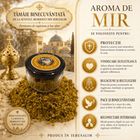 Tămâie binecuvântată de la Sfântul Mormânt – Aromele sacre ale Ierusalimului