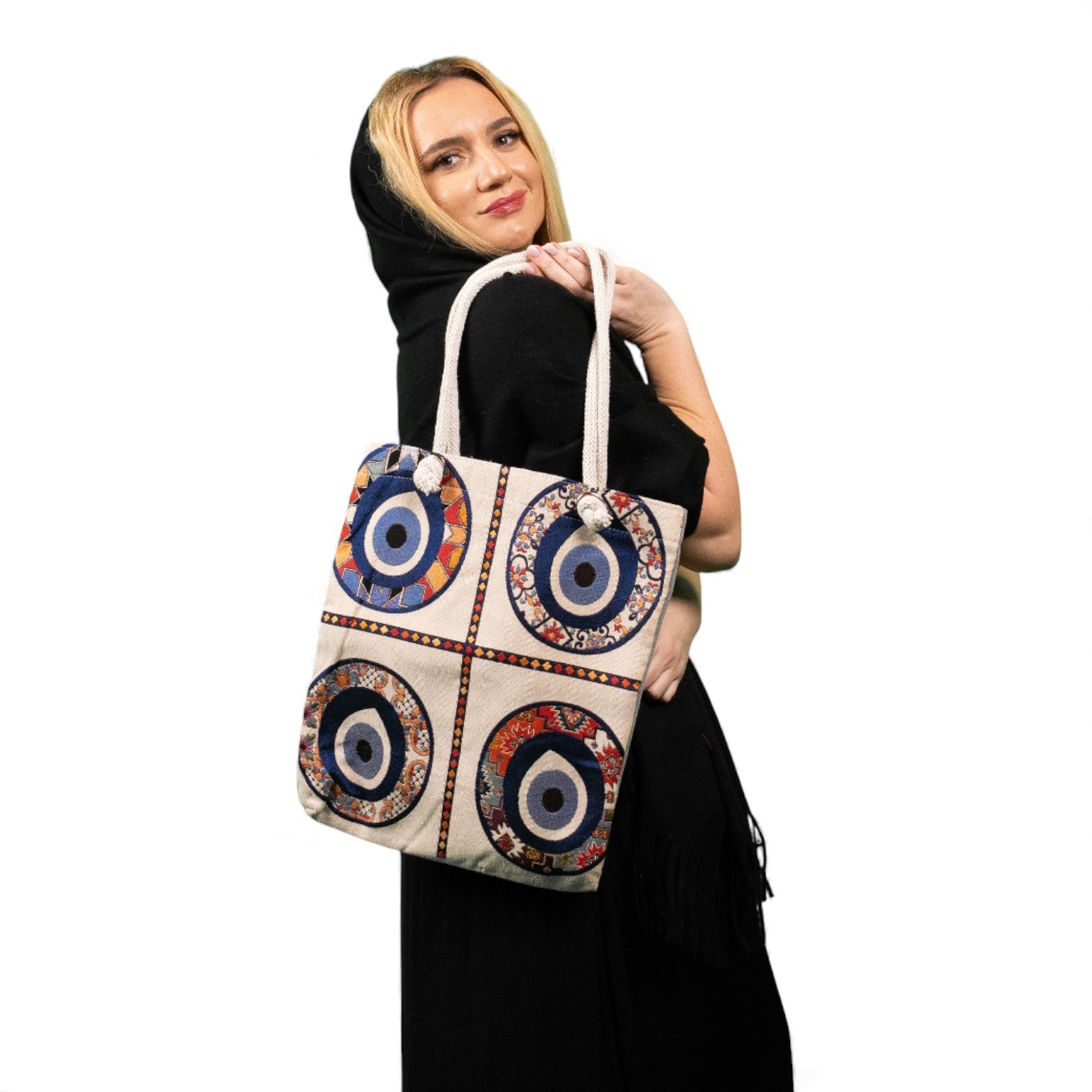 Geantă de mână din țesătură tradițională din Țara Sfântă - Model 2 image 1