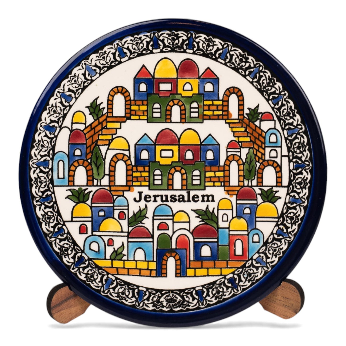 Farfurie ceramică din Ierusalim - Model 2 image 0