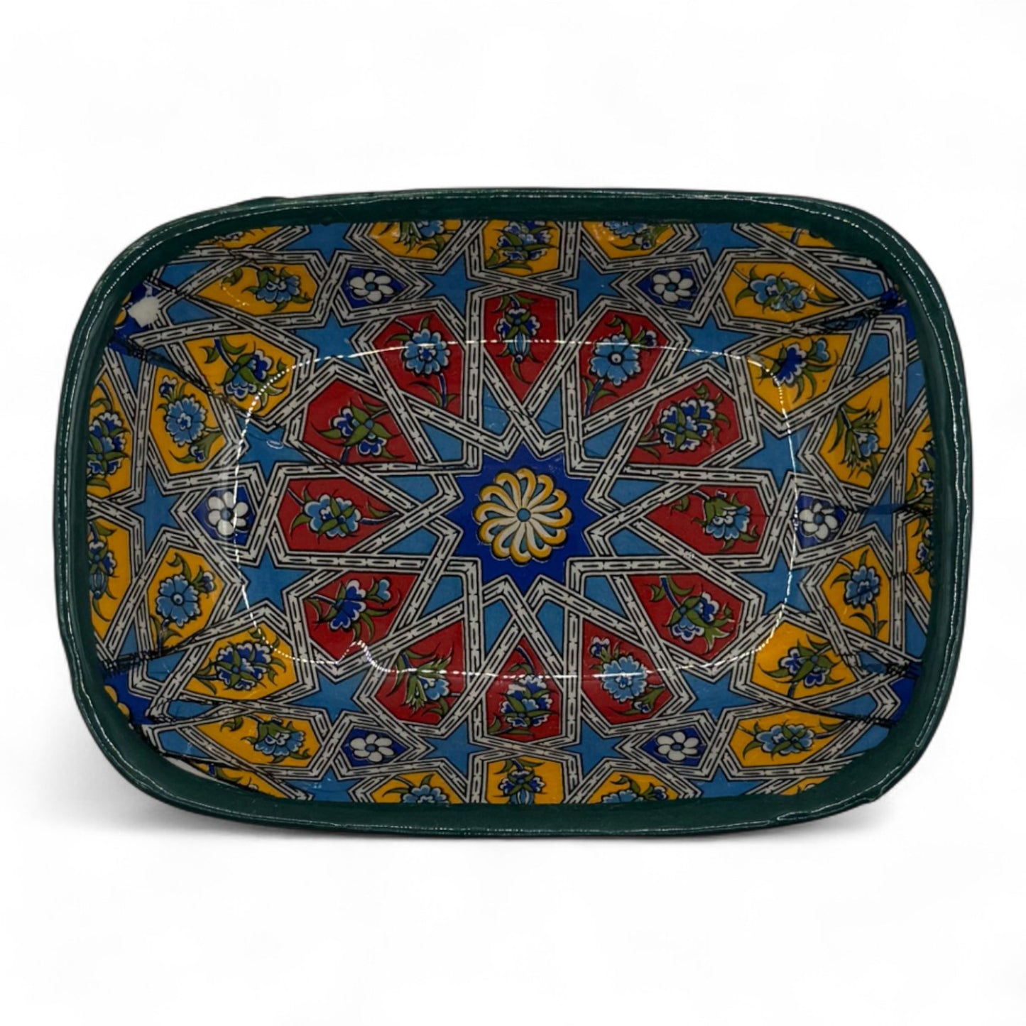 Bol Ceramic Pictat Manual – Modele Tradiționale Colorate - Model 1 image