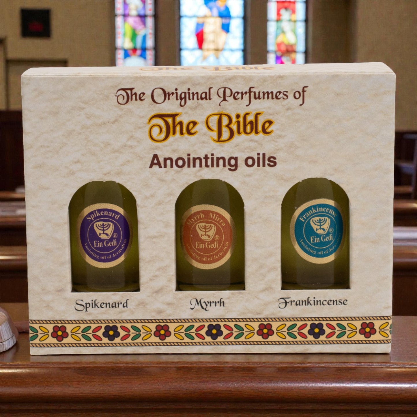 Set de 3 Miruri din Pustiul iudeii  – spikenard, myrrh & frankincense image 0