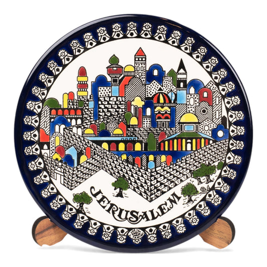 Farfurie ceramică din Ierusalim - Model 1 image 0
