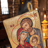 Portofel tapițat cu motiv icoană ortodoxă image 2