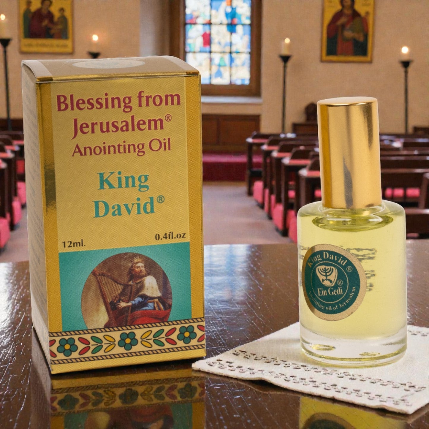 Ulei de Ungere – King David – Gold Series, 12 ml image 1