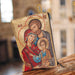 Portofel tapițat cu motiv icoană ortodoxă image 0