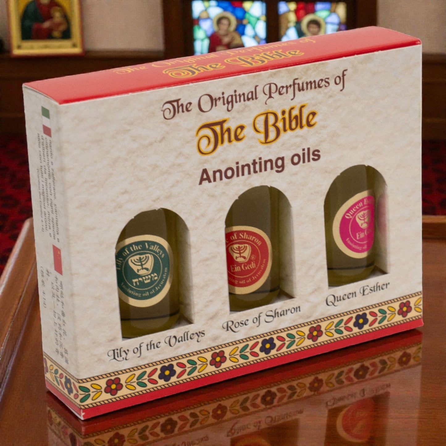 Set de 3 Miruri din Pustiul Iudeii – Lily of the Valleys, Rose of Sharon & Queen Esther image 1