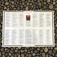 Calendar Creștin Ortodox 2026, tip foaie, de perete image 0